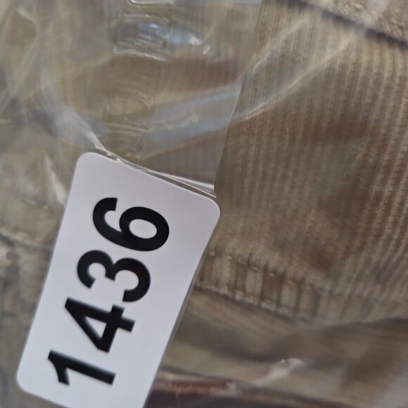 Lands' End Mens Traditional 38 Long 5 Pocket Corduroy Pants beige tapered - Picture 10 of 11